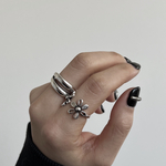 Re ▽ Silver ring R64