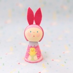 イースターうさぎ　ひよこ