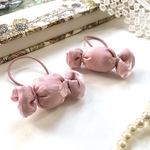 3・4月限定【キッズ❤︎ヘアゴム】　キャンディ　桜サテン