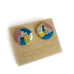 mosaic 刺繍ピアス（アレクサンドリア）