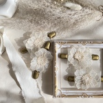 jun_k様専用ご予約ページ🌼オーガンジーフラワー刺繍レースクリップ