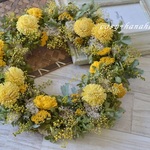 陽の光イエローwreath