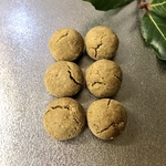 ほうじ茶のボールクッキー