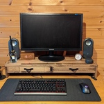    s2h2i2o  様　サイズオーダー作品ビンテージ調　パソコン　モニターラック(引出し付き)