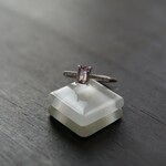 アメトリン　レクタングル　ＣＺラインリング　SILVER925