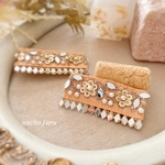 インド刺繍のリボンヘアクリップ　19