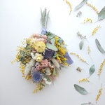 春色ミモザのスワッグ 𖦞