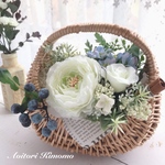 気持ち華やぐフラワーバスケット＊3