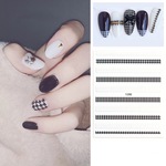 【千鳥格子】全6種 ネイルシール ネイルステッカー デザイン ネイルアート ネイルデコ◎parts-nail-021F