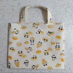 ミニトートバッグ🥐パンダ🐼パン🥐小荷物入れてバッグイン🎶送料無料