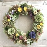 * Rose × Flower garden  * wreath * リース　ギフト