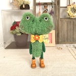 B様ご注文品『モヘア仕立ての不思議生物 緑ちゃん♪』