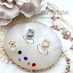 Princess Heart compact ✵ プリンセスのコンパクト〜気分でストーンを着せ替えできる✨ハート の コンパクト 6色ストーン付 ゴールド シルバー ジルコニア