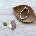 クッキー型【森のくまの外枠】