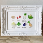 「vegetable」   シーグラスアート