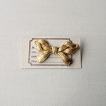 《再販》broche【brass】リボン