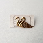 broche【brass】白鳥