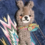 アルパカさん♡(・´ｪ`・)バッジ＆ストラップ