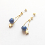 【送料無料】天体観測…/ラピスラズリのピアス(イヤリング可)