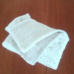 ★送料込み★くまさん(ミルク)もこもこボアの半幅帯