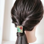 【選べる！】畳縁　スクエアヘアゴム