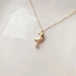 2点限定*moon&star /　月と星のシンプルネックレス