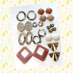 アクリル　金属チャーム　セッ24ピース