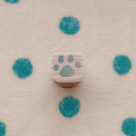 ミニミニ足あとはんこ(1cmx0.8cm)