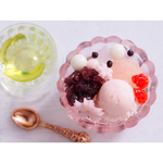 桜あんみつ　ミニチュア