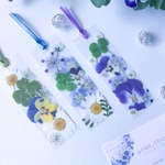 四葉のクローバー🍀ビオラ3枚セット押し花しおり