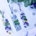 四葉のクローバー🍀春の花3枚セット押し花しおり