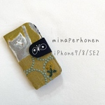 ミナペルホネン　手帳型iPhoneケース　iPhone7/8/SE2/SE3用