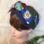 114)ターバン⁎⁺˳✧༚ハンドメイド　ヘアバンド  リボンヘアバンド