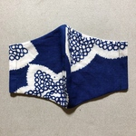 浴衣地　お花のマスク