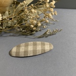 ギンガムチェックのシンプルヘアピン