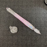 【受注製作 完成まで約2週間】ダイクロ サクラ ツイスト ガラスペン
