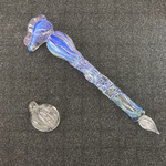 【JINガラス 気まぐれ試作室】カツオノエボシ クラゲ ガラスペン