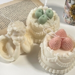💐韓国キャンドル　race cake candle | レースケーキキャンドル　ソイキャンドル