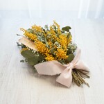 chi-na0106様ご予約品（2種のユーカリとミモザのスワッグ・カスミソウ）