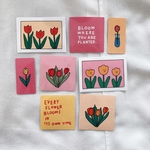 チューリップ　ステッカー