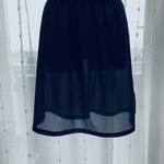 ペチコート丈70㎝・綿・濃紺（スカート型）