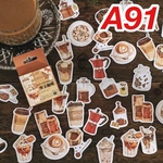A91♡海外♡カフェモカ♡ミニシール♡フレークシール