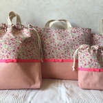 入園　入学　4点セット　ピンク　リバティ