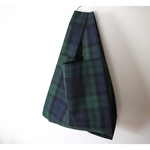 ブラックウォッチ タータンチェック コンビニ型エコバッグ 3サイズ