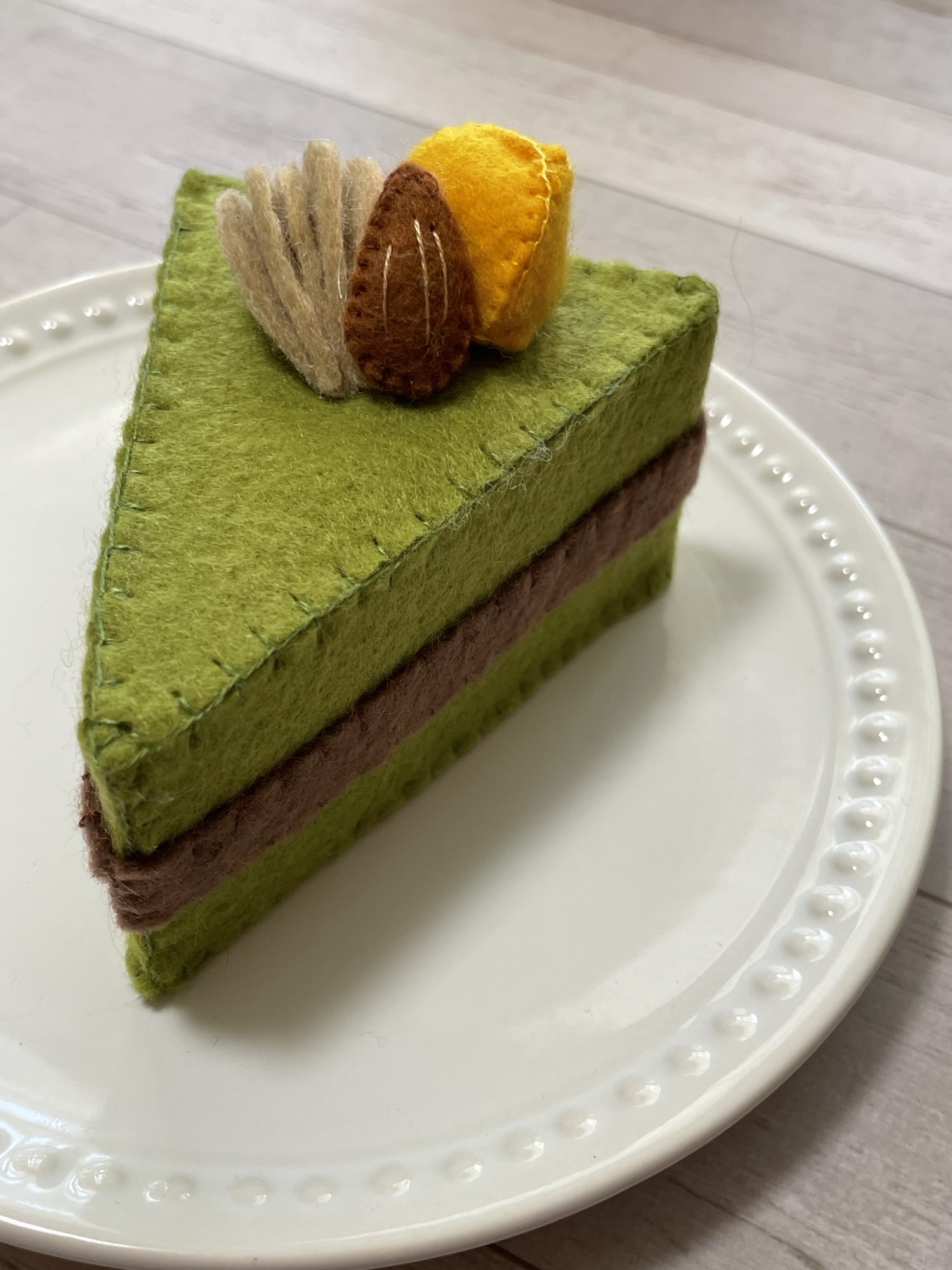 フェルト♛〖ショートケーキ3pieces〗🏷‪‪‪‪‬001 - k.feltart | minne‬‬‬