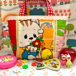 ♡送料無料♡昭和レトロ レア生地使用！ミニトートバッグ①