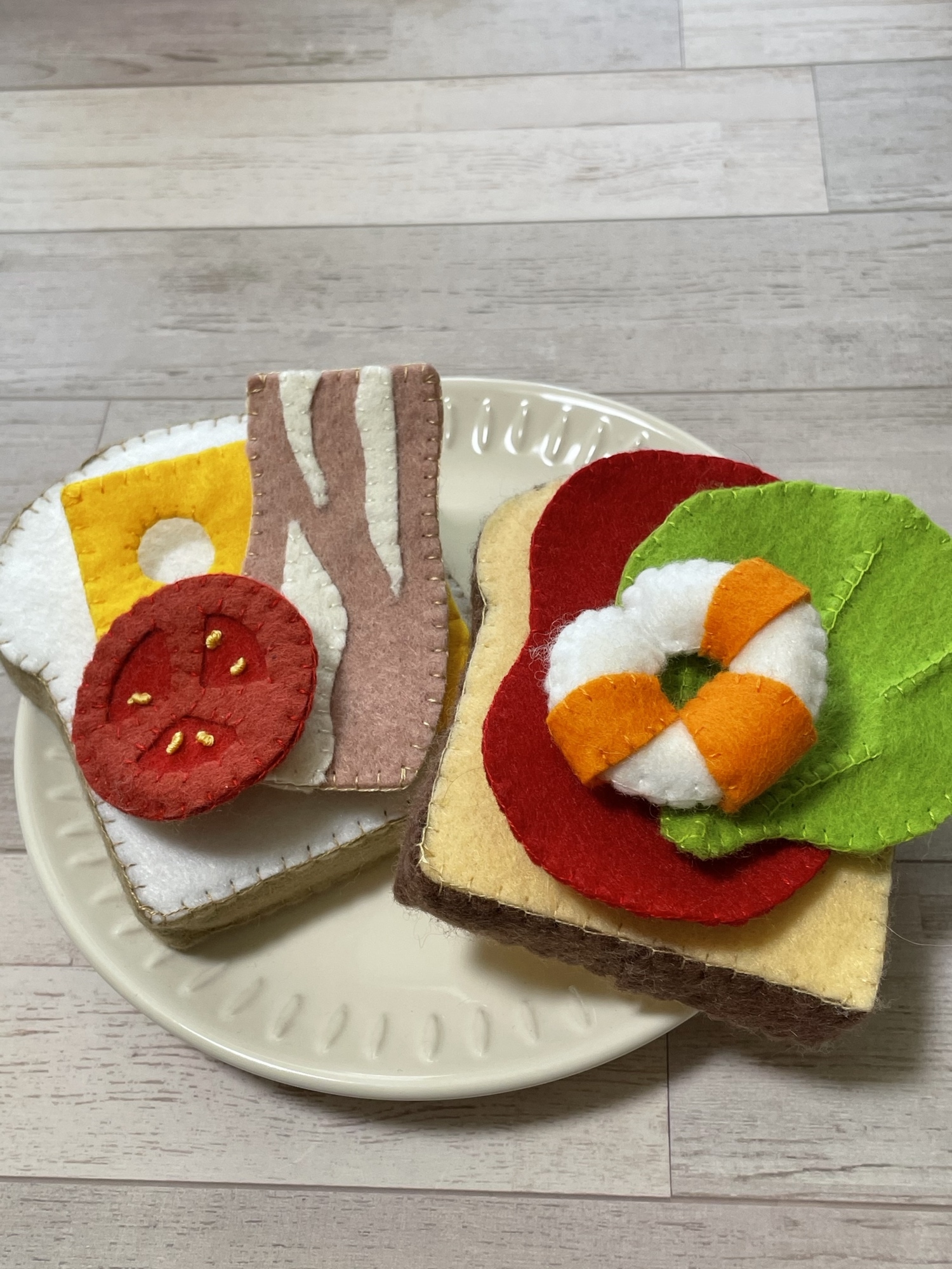 ハンドメイド スリーピングベイビー サンドイッチセット