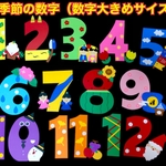 間もなく終了！季節の数字 誕生日表 