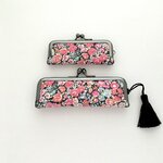 ★an*様お取り置き品★印鑑ケース／USBケース【リバティプリント／チャイブ（レッド系）】★タッセルなし★朱肉なし