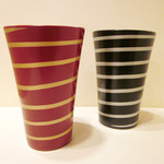 【讃岐漆器】ペアカップ　ライン 